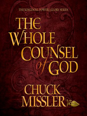 cover image of The Whole Counsel of God